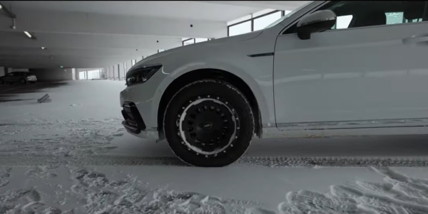 8x17 ET40 Twin-Monotube-Projekt-AT1 Alufelge in schwarz für VW Passat B8
